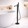 Vema Maira Range of Bathroom Taps & Mixers DITB1100 Vema Maira Floor Standing Bath Filler - Matt Black