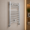 Qubos Square Ladder Radiator (500x690x30mm) - Chrome
