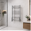 Grada Curved 30mm Ladder Radiator (600x800x30mm) - Chrome