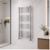 Grada Curved 30mm Ladder Radiator (600x1600x30mm) - Chrome