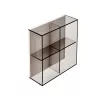 Storage Glass Boxing Pier B008523 Origins Living Pier Glass 4 Box Shelf Square - Bronze B008523