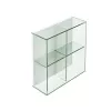 Origins Living Pier Glass 4 Box Shelf Square - Clear B008516