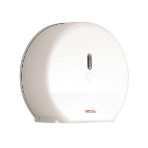 Commercial Washroom 2428-02 Origins Living Mini Jumbo Rollpaper Dispenser - White 2428-02