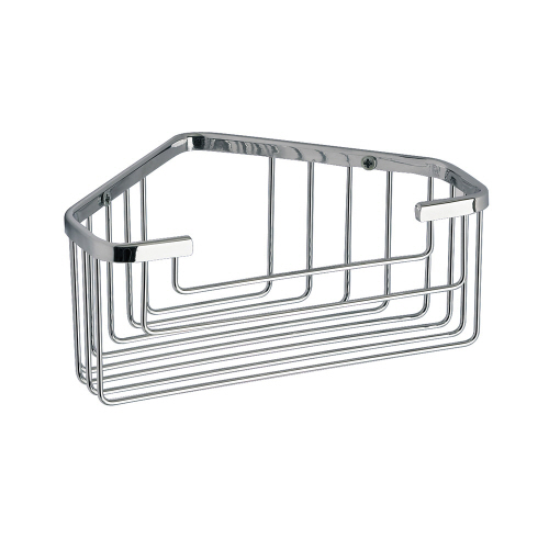 Origins Living Gedy Deep Corner Basket - Chrome 2483-13