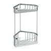 Origins Living Gedy Double Corner Deep Basket - Chrome 2482-13