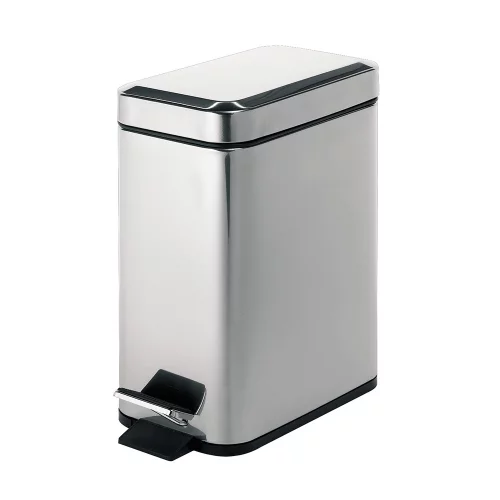 Bathroom Waste Pedal Bins 2309-13 Origins Living Pedal Bin Square 5L - Polished 2309-13