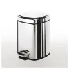 Bathroom Waste Pedal Bins 2209-13 Origins Living Square Pedal Bin 3L Soft Close - Polished 2209-13