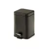 Bathroom Waste Pedal Bins 2309-14 Origins Living Square Pedal Bin 5L Soft Close - Black 2309-14