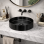 Abode Iox 375mm Round Steel Basin - PVD Black