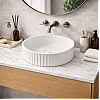 Fluted 400mm Round Washbowl