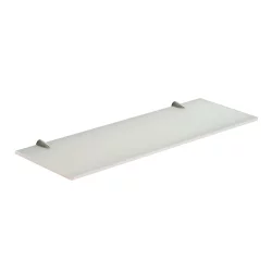 Origins Living Artemis Glass Shelf 60cm - Chrome 2119/60-00