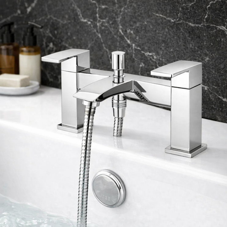 Corsica Bath/Shower Mixer - Chrome Bathroom Taps