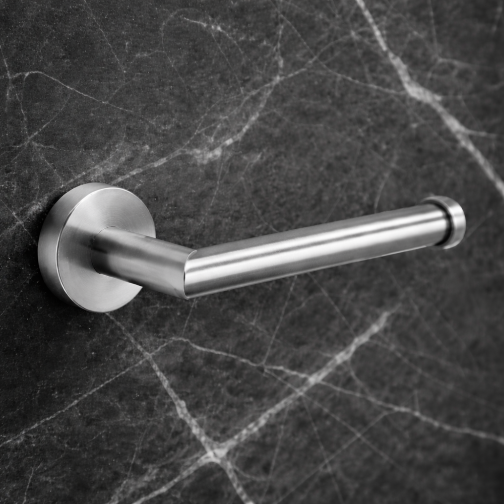 Origins Living G Pro Open Toilet Roll Holder - Brushed 5024-38 Bathroom Accessory