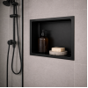 305x360mm Bathroom Niche - Matt Black