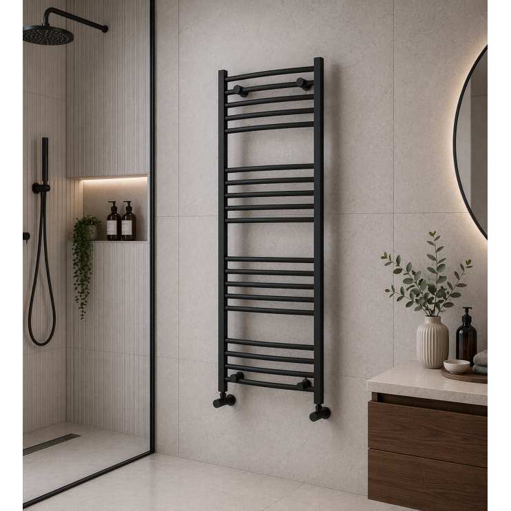 Grada Curved 30mm Ladder Radiator (500x1600x30mm) - Anthracite Grada Curved 30mm Ladder Radiator (500x1600x30mm) - Anthracite