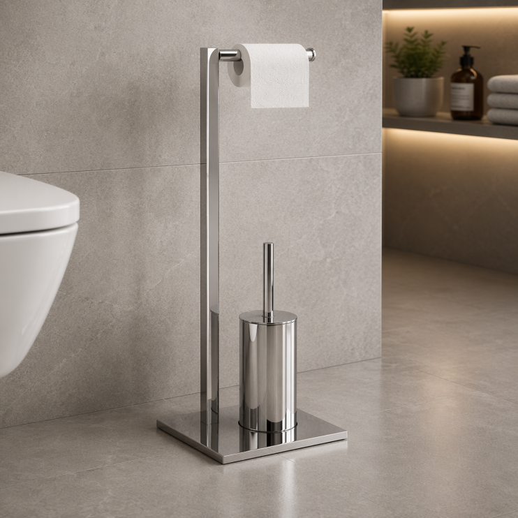 Origins Living Maine Bathroom Butler - Chrome 7832-13 Origins Living Maine Bathroom Butler - Chrome 7832-13