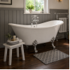 Fareham Freestanding 1760x710x775mm 0TH Bath w/Feet Fareham Freestanding 1760x710x775mm 0TH Bath w/Feet