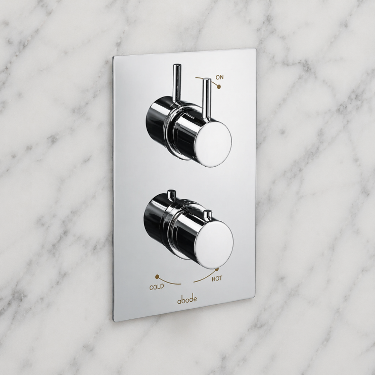 Abode Harmonie Concealed Shower (1 Exit) - Chrome Bathroom Taps