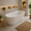 Striata Fluted Freestanding 1700x750x570mm 0TH Bath