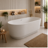 Ludlow Freestanding 1685x804mm 0TH Bath - Matt White