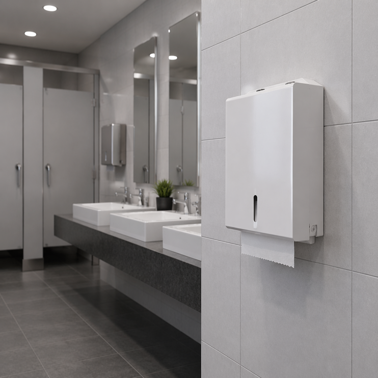 Origins Living Paper Dispenser with Safety Lock - Polished 2436-13