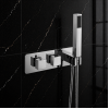 Mixer Valve Chrome DICM0610 Lyra Thermostatic Two Outlet Shower Valve w/Handset - Chrome