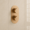 Aurora Thermostatic Single Outlet Twin Shower Valve - Brushed Bronze