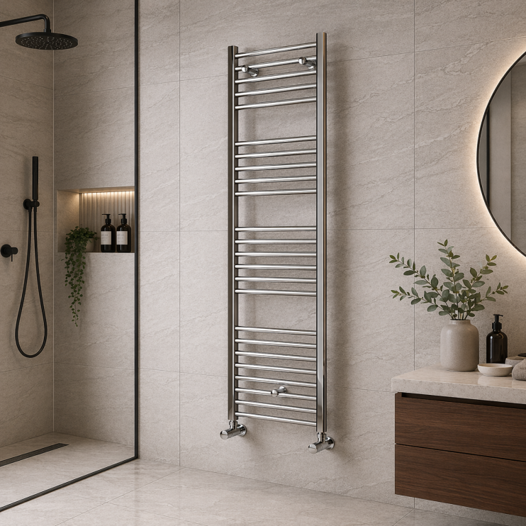 Grada Straight 30mm Ladder Radiator (500x1600x30mm) - Chrome
