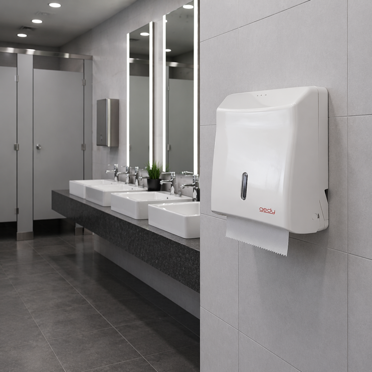 Origins Living Paper/Roll Dispenser - White 2426-02