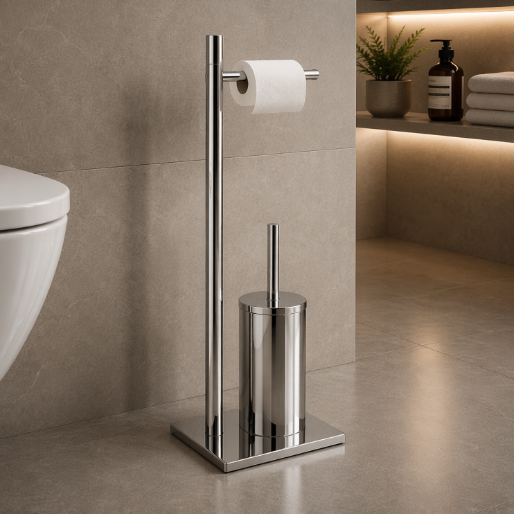 Origins Living Trilly Bathroom Butler - Chrome TR32-13 Origins Living Trilly Bathroom Butler - Chrome TR32-13