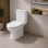 Close Coupled Rimless WC & Soft Close Seat