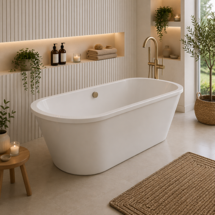 Savoy Freestanding 1700x755x570mm 0TH Bath