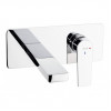 Abode Aquip Wall Mounted Basin / Bath Mixer - Chrome Bathroom Taps