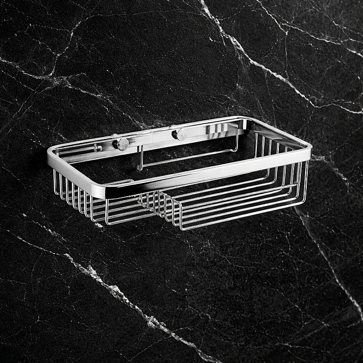 Origins Living Combined Shower Basket - Chrome 189793 Origins Living Combined Shower Basket - Chrome 189793