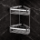 Origins Living Double Corner Shower Basket - Chrome 189779