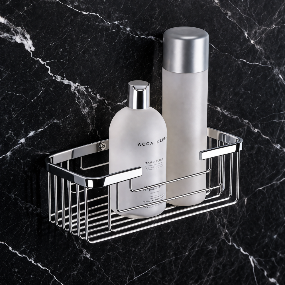 Origins Living Gedy Deep Basket - Chrome 2419-13