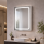 Rika 500mm 1 Door Front-Lit LED Mirror Cabinet