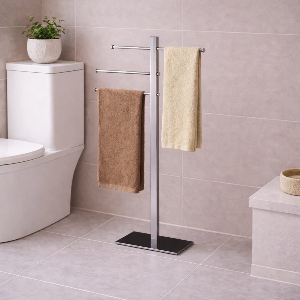Origins Living Bridge Towel Stand - Chrome 7631-13