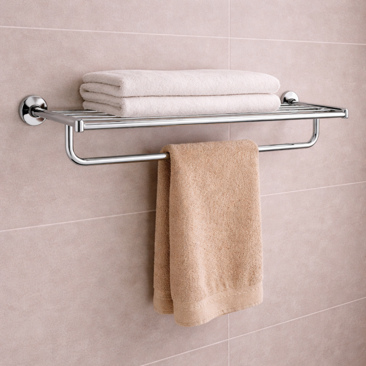 Origins Living Tecno Project Towel Rack 45cm - Chrome 120437