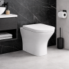 Cedarwood Rimless Comfort Height Back To Wall WC & Wrapover Soft Close Seat