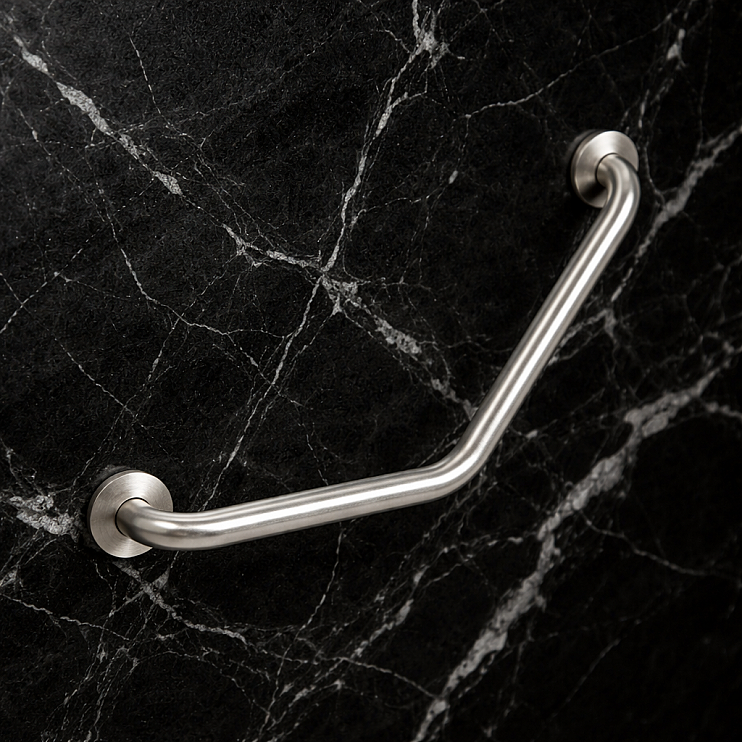 Origins Living G Pro Angled Grab Bar - Polished 5022-13 Bathroom Accessory