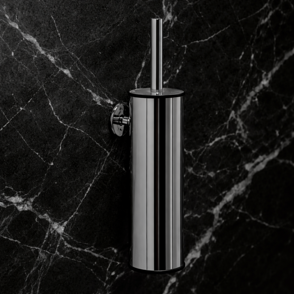 Origins Living G Pro Metal Toilet Brush Wall Mounted - Chrome 5034/03-13 Bathroom Accessory