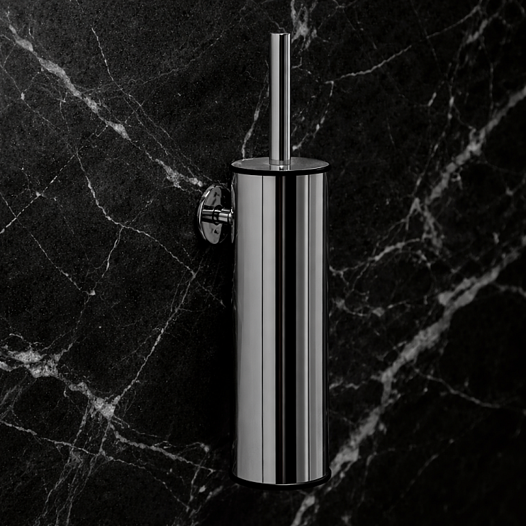 Origins Living G Pro Metal Toilet Brush Wall Mounted - Chrome 5034/03-13 Bathroom Accessory