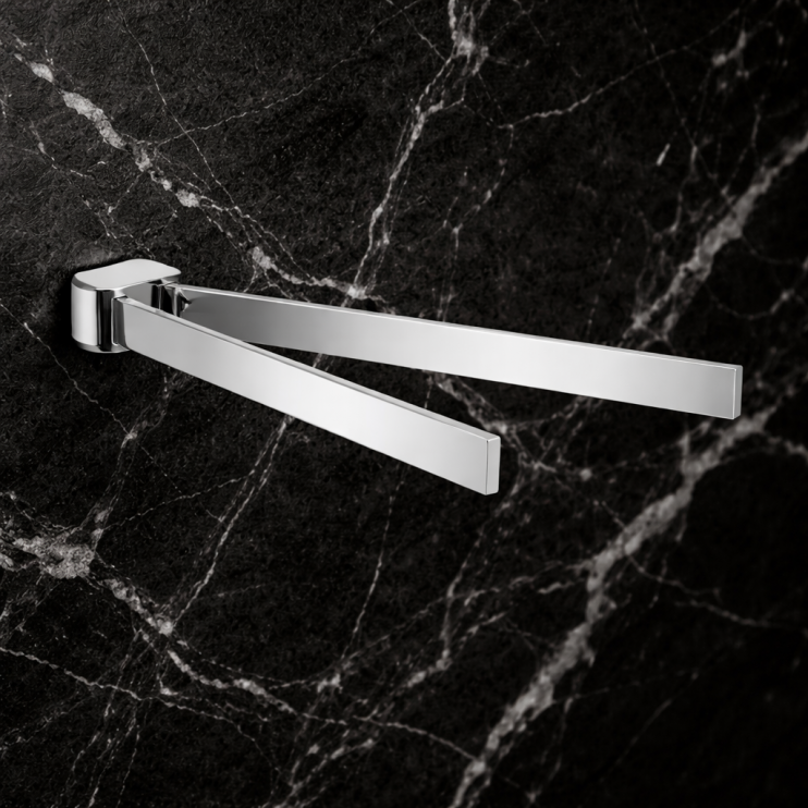 Origins Living Pirenei Double Swing Towel Rail - Chrome PI23-13