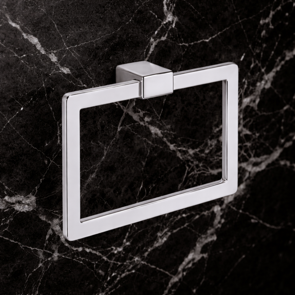 Pirenei in Chrome Accessories PI70-13 Origins Living Pirenei Towel Ring - Chrome PI70-13