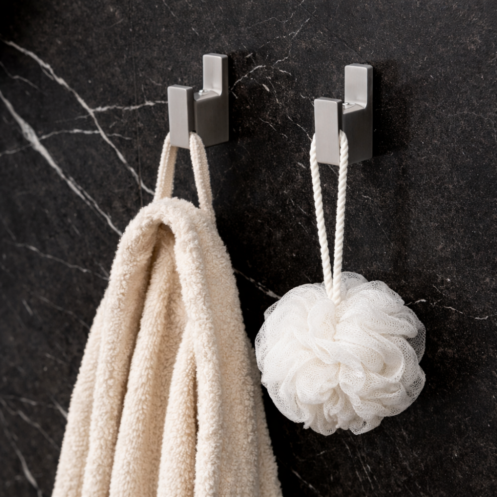 Pirenei in Brushed Nickel Accessories PI27-38 Origins Living Pirenei Hook x 2 - Brushed Nickel PI27-38