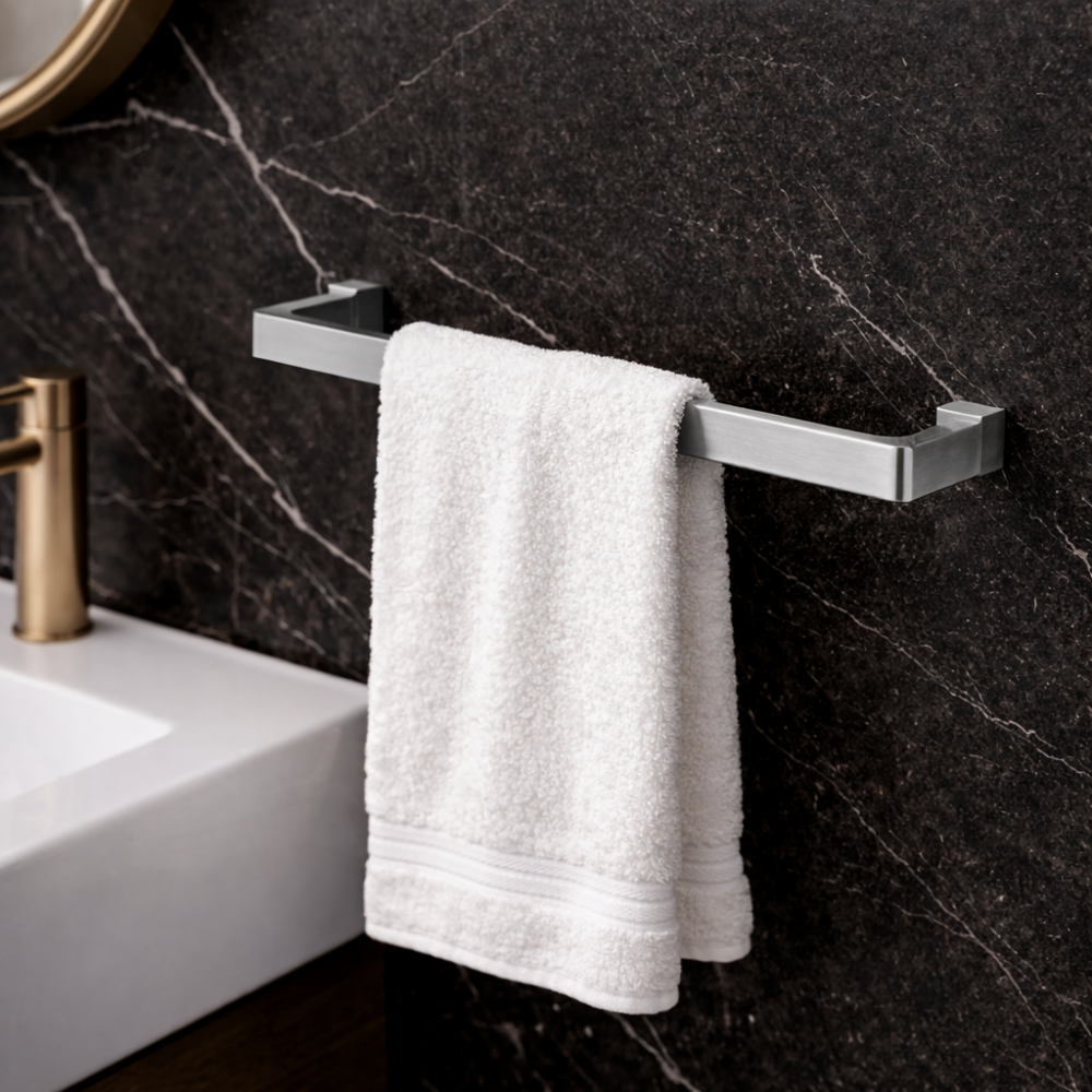 Pirenei in Brushed Nickel Accessories PI21/35-38 Origins Living Pirenei Towel Rail 35cm - Brushed Nickel PI21/35-38
