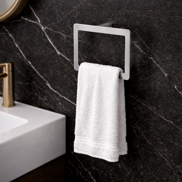 Origins Living Pirenei Towel Ring - Brushed Nickel PI70-38