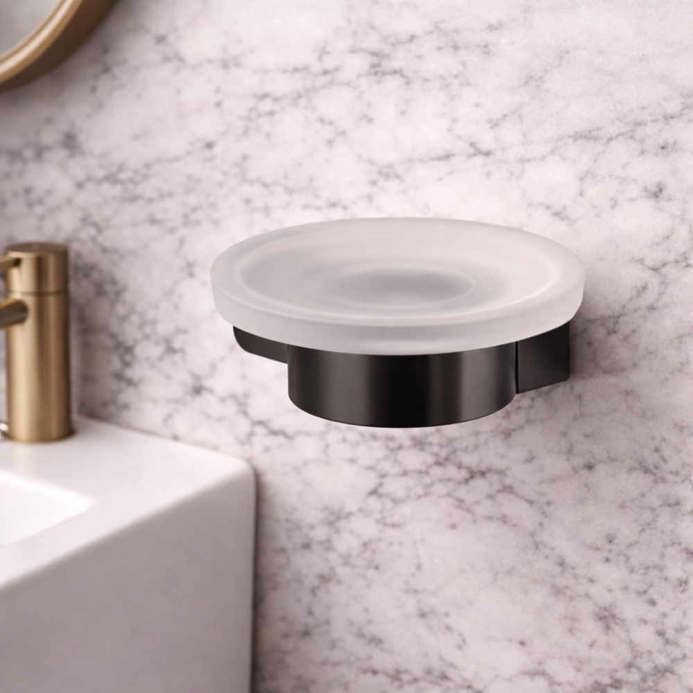Pirenei in Gunmetal Accessories PI11-81 Origins Living Pirenei Soap Dish - Gunmetal PI11-81