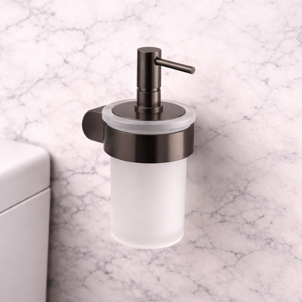 Pirenei in Gunmetal Accessories PI81-81 Origins Living Pirenei Soap Dispenser - Gunmetal PI81-81